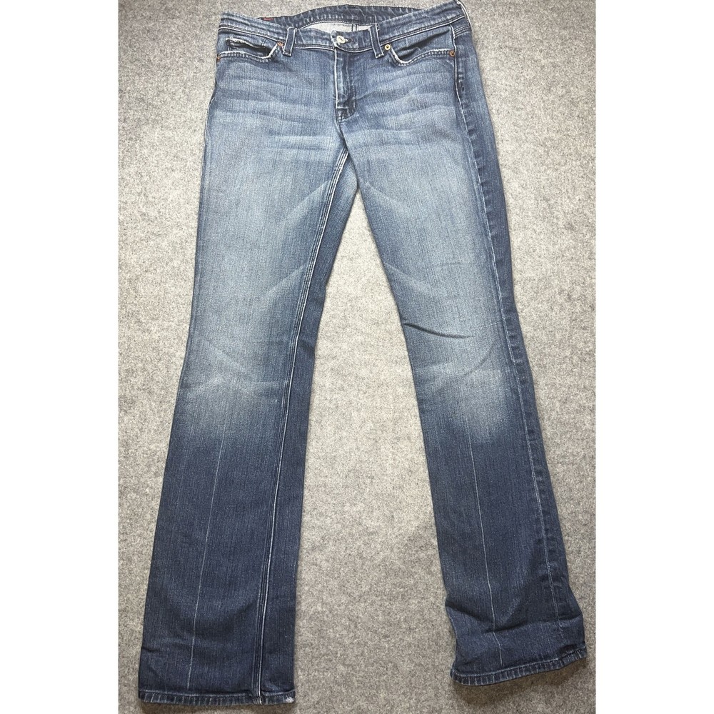 7 For All Mankind Women's Boot Cut Jeans in Medium Blue Wash